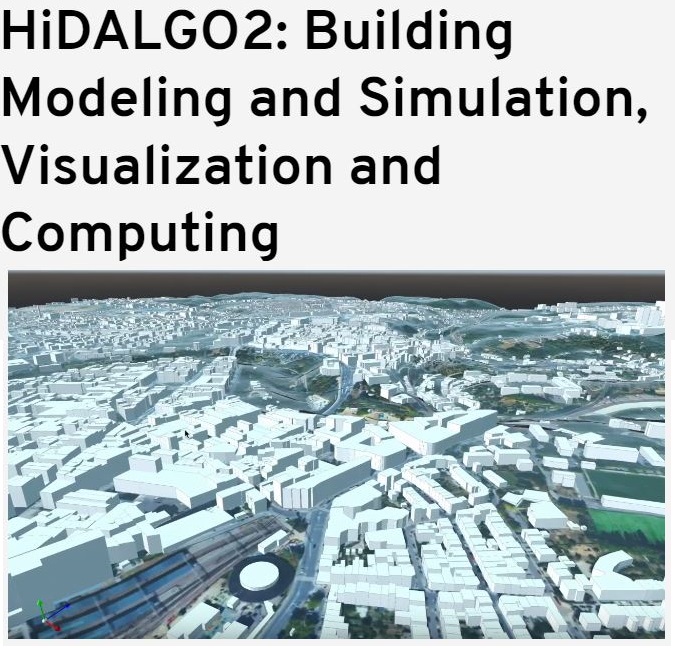 HiDALGO2: Building Modeling and Simulation, Visualization and Computing, 28 March, hybrid form